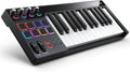 White Portable MIDI Keyboard Controller with 25 Keys T569870