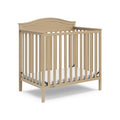 4-in-1 Convertible Mini Crib with Bonus Mattress (Driftwood) G380184