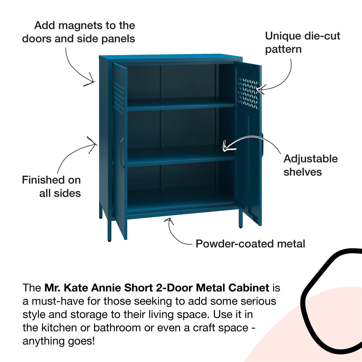 2 Door Metal Cabinet A999262