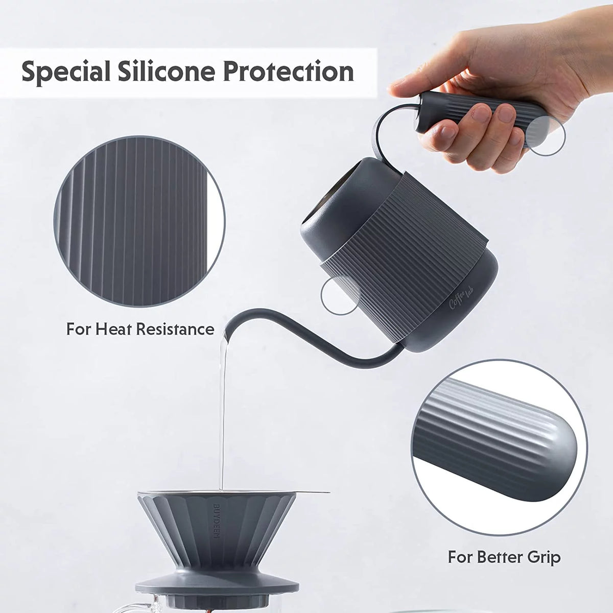 Portable Gooseneck Coffee Kettle 330ml T202