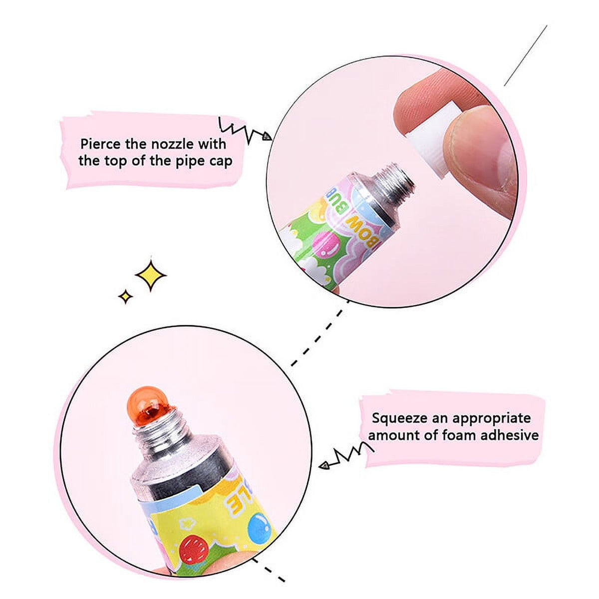 Magic Bubble Glue Toy Blowing Colorful Bubble Ball Q44394
