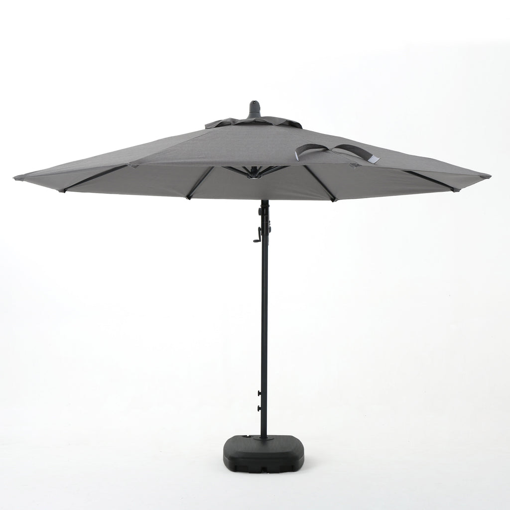 Canopy with Aluminum Pole and Dark Grey Plastic Base E5353