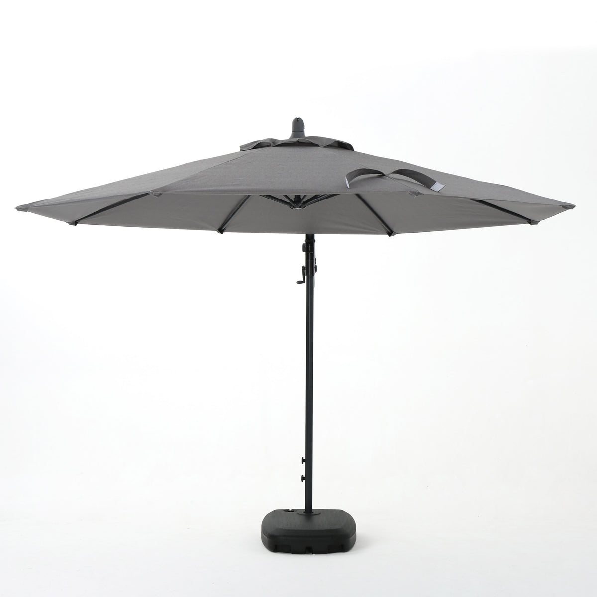 Canopy with Aluminum Pole and Dark Grey Plastic Base E5353