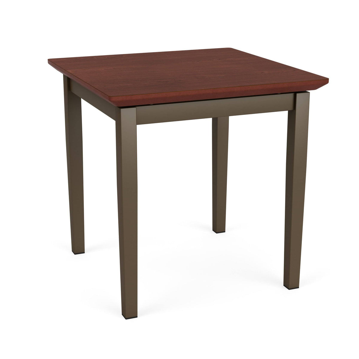 Bronze Canyon Cherry Steel Manufactured Wood End Table J419