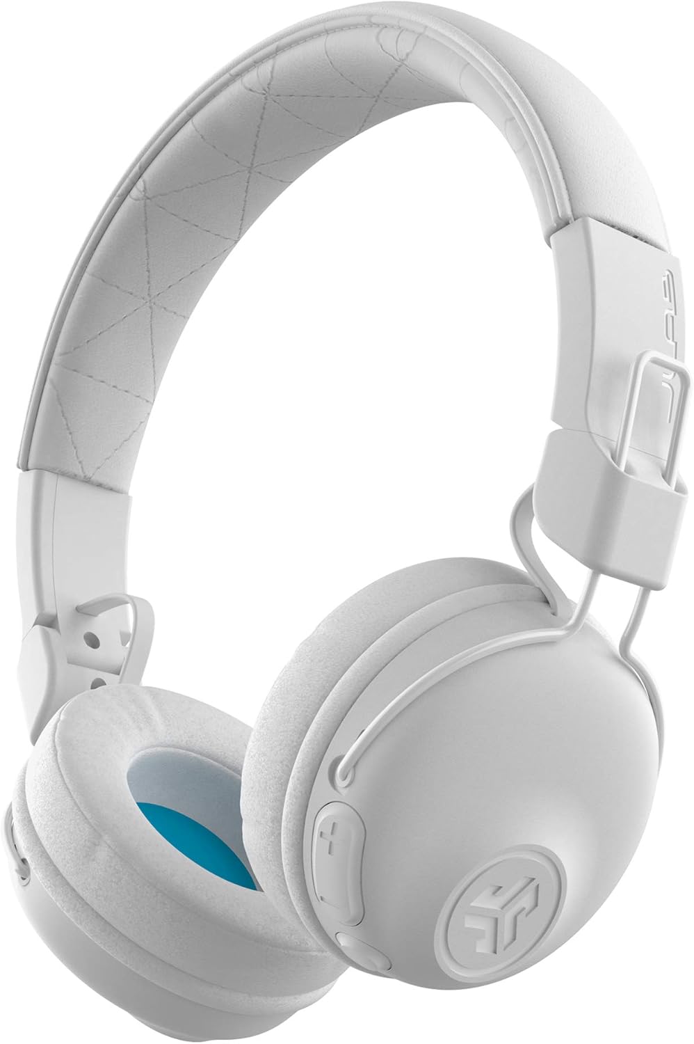 JLab Studio Bluetooth Wireless On-Ear Headphones with Faux Leather Cushions H8573