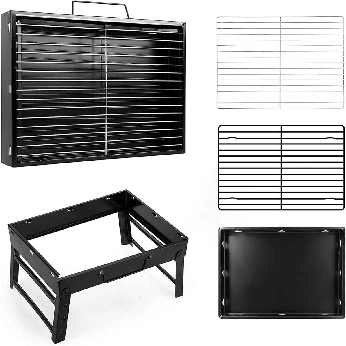 Charcoal Portable Folding BBQ Grill D844