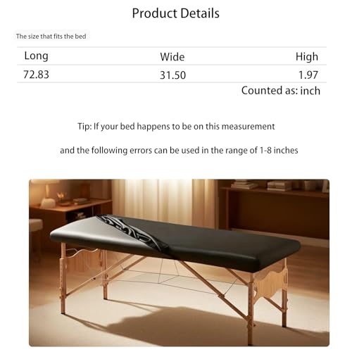 Washable Leather Massage Table Cover Protector K5713