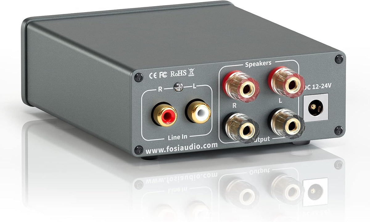 2 Channel Mini Stereo Amplifier with Power Supply W951445