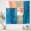 Mid-Century Modern Canvas Artwork Print - 30 in. Wide x 30 in. High N836218