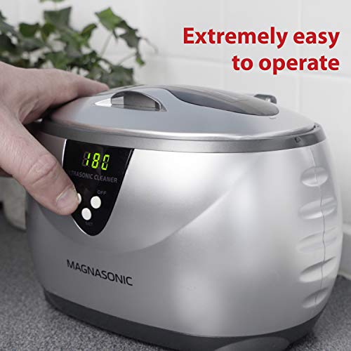 Ultrasonic Jewelry and Eyeglass Cleaner with Digital Timer 2 Pack A3589