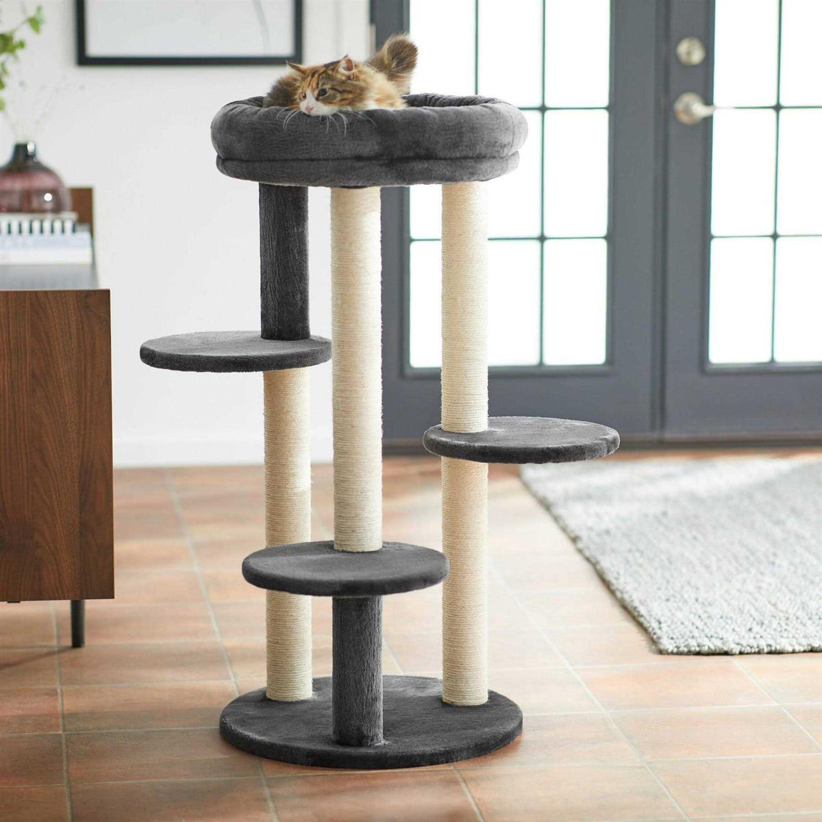 Faux Fur Cat Tree B4559