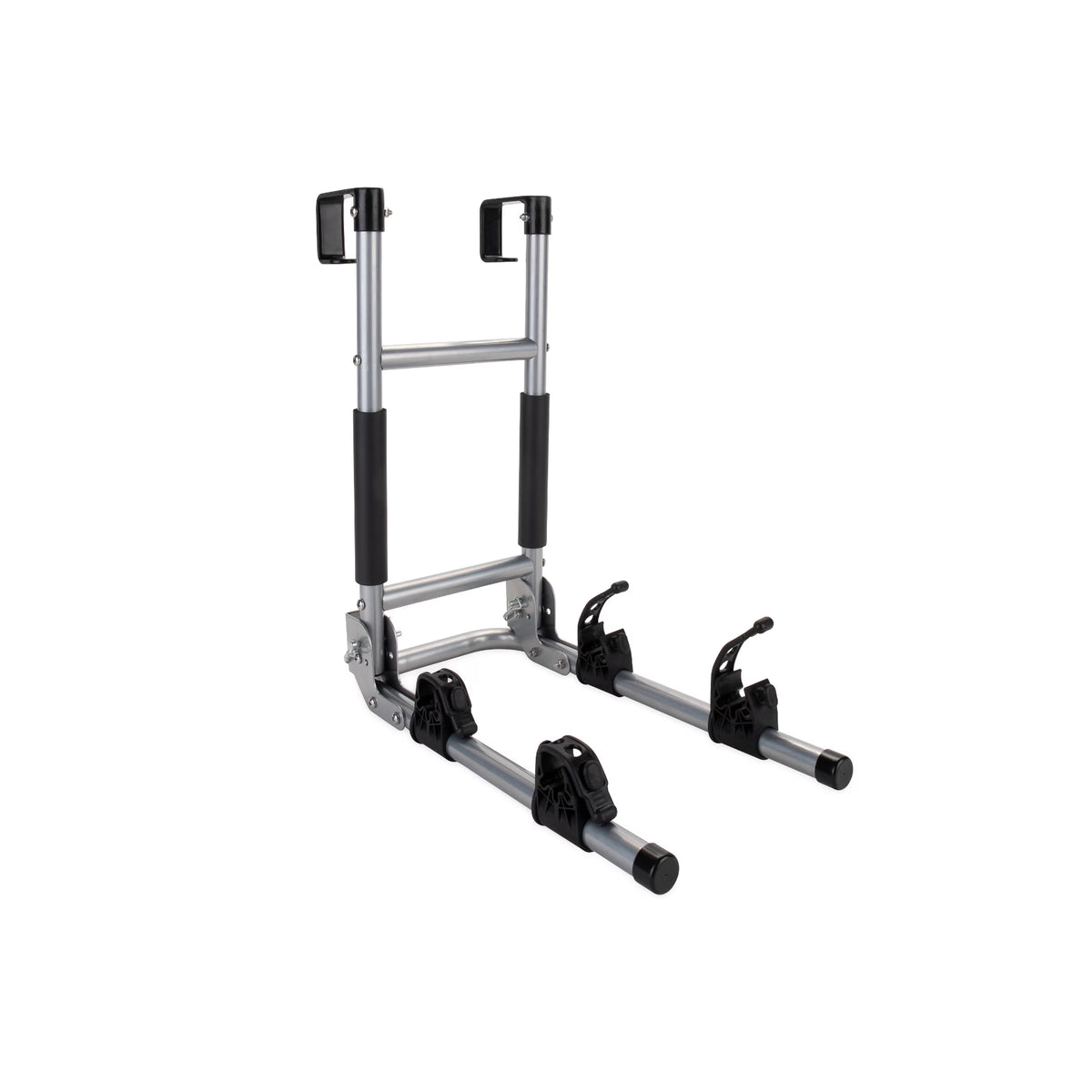 Camper/RV Ladder Mount Bike Rack, Holds 2 Bikes, Black & Silver G453242