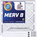 35x66x1 MERV 8 Pleated HVAC Air Filter 4-Pack N4128