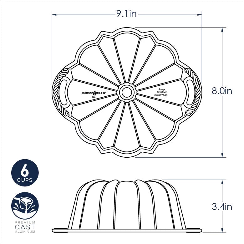 6-Cup Bundt Pan N55571