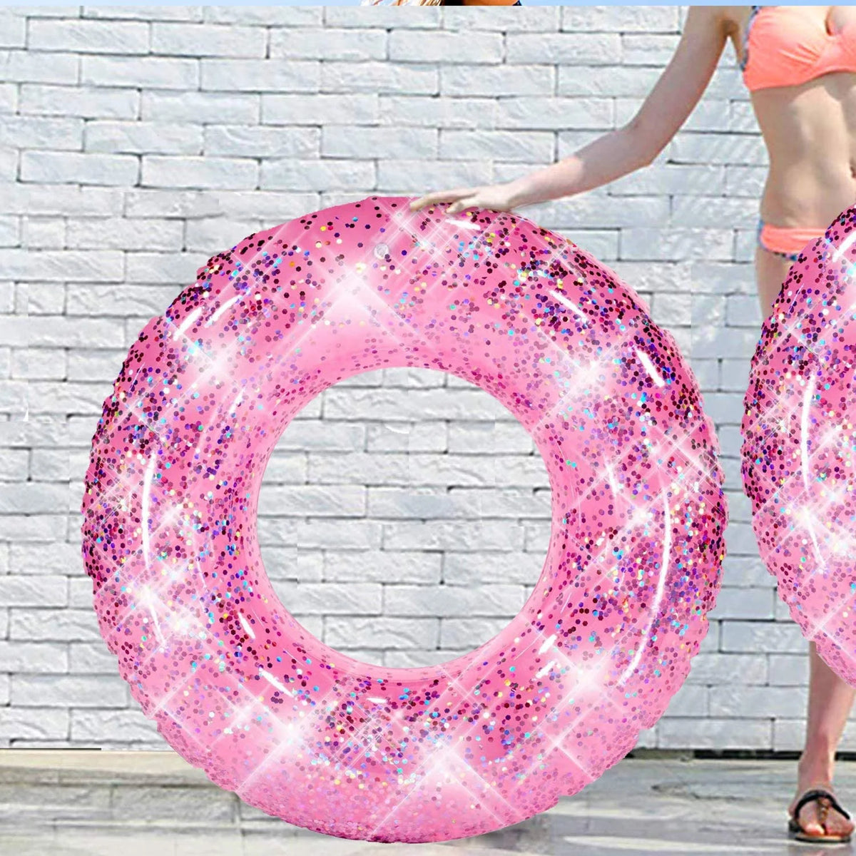 Pink Inflatable Pool Floats Rings 36 Inch R25018
