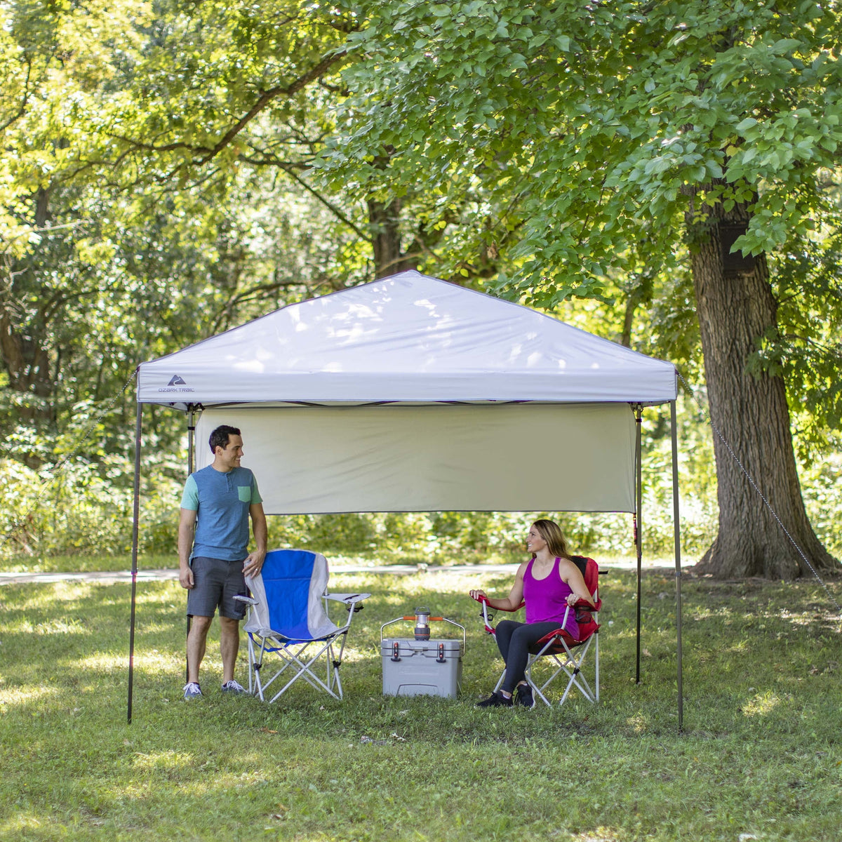 8' x 10' Gray Instant Outdoor Canopy B511895