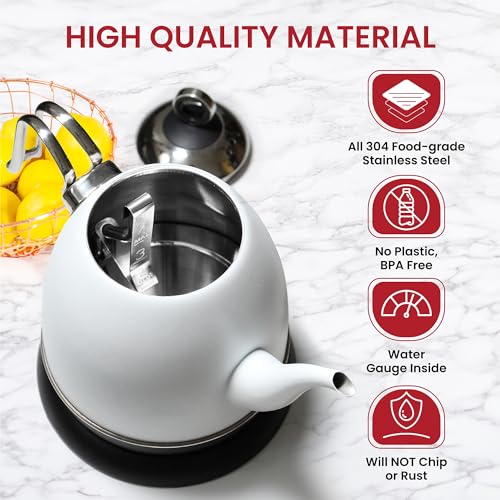 32 oz Red Electric Kettle N263