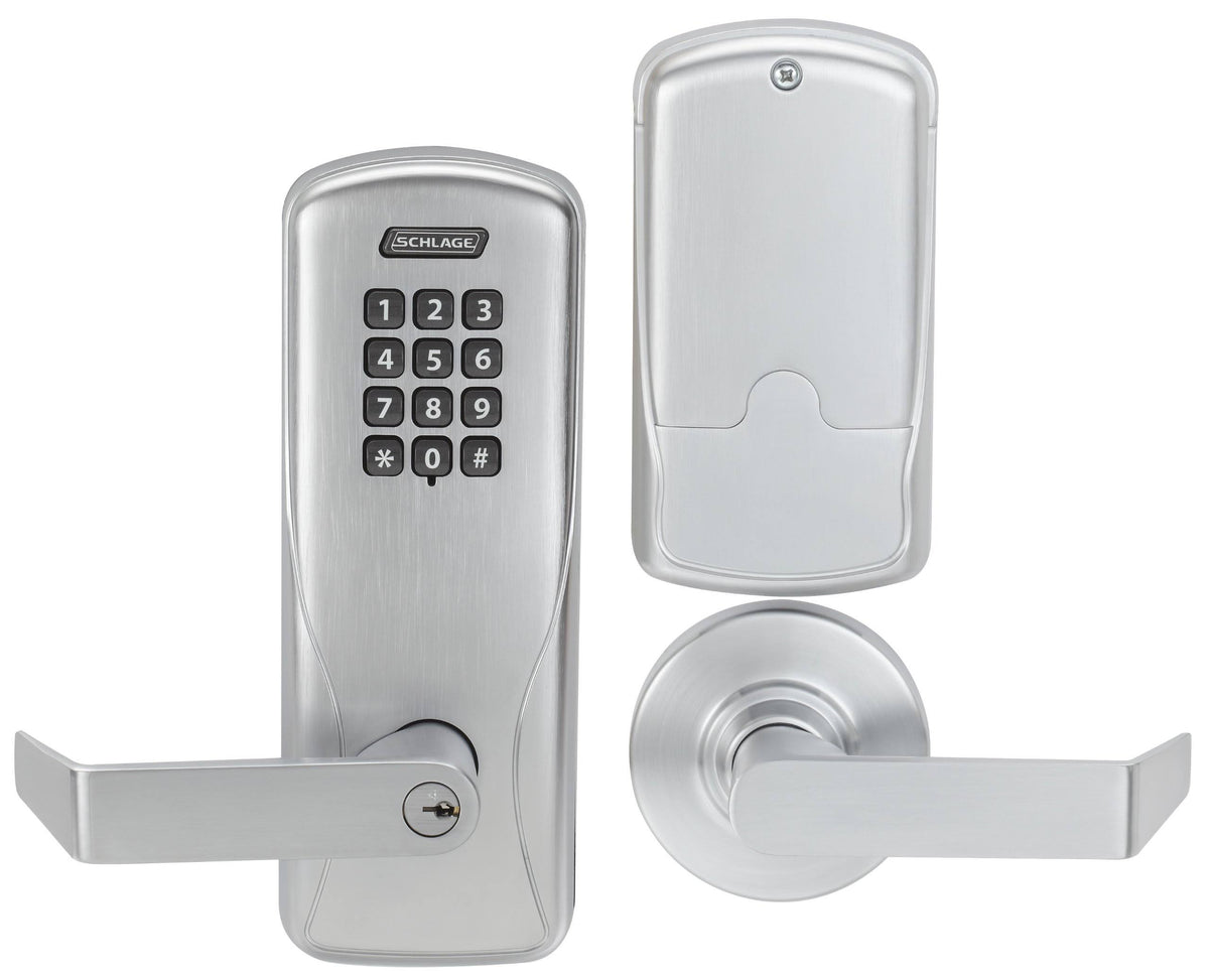 Satin Chrome Electronic Lock E910810