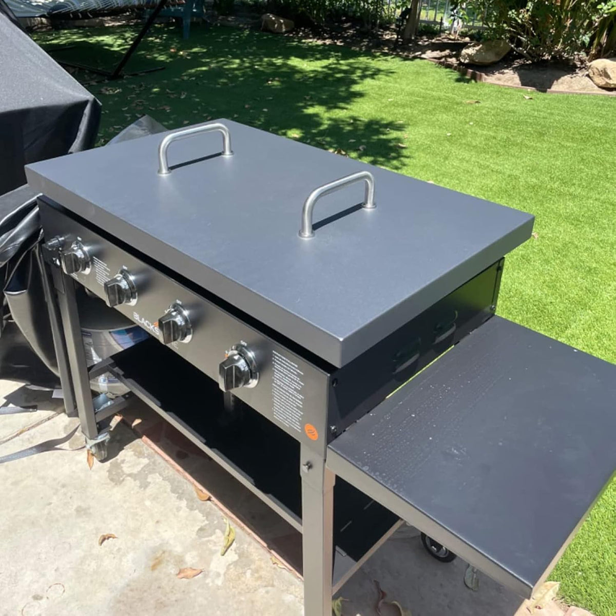 36-inch Black Waterproof Griddle Hood with Handle Z907491