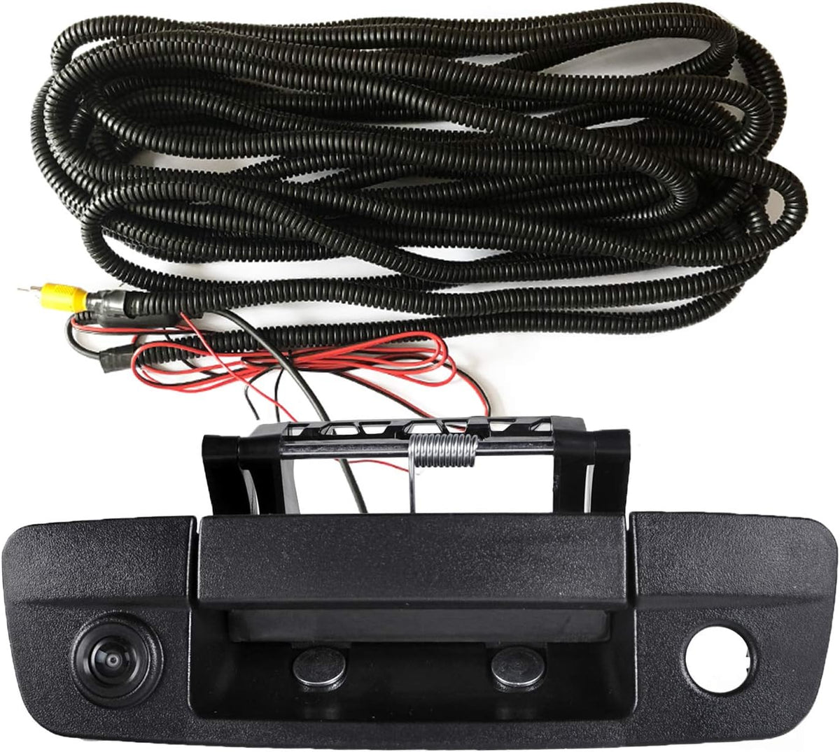 Black Tailgate Backup Reverse Handle with Camera D3573