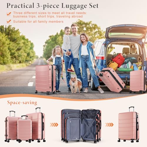 Navy Blue 24 Inch Hard Shell ABS Spinner Luggage L46473