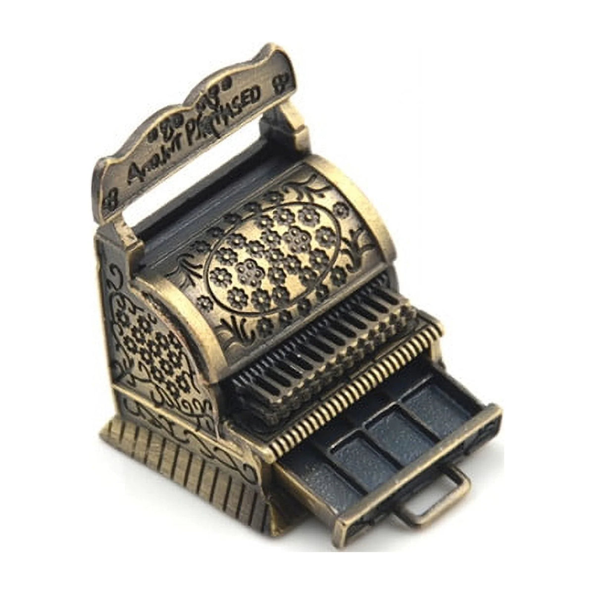 Vintage Metal Cash Register Dollhouse Miniature Furniture E210