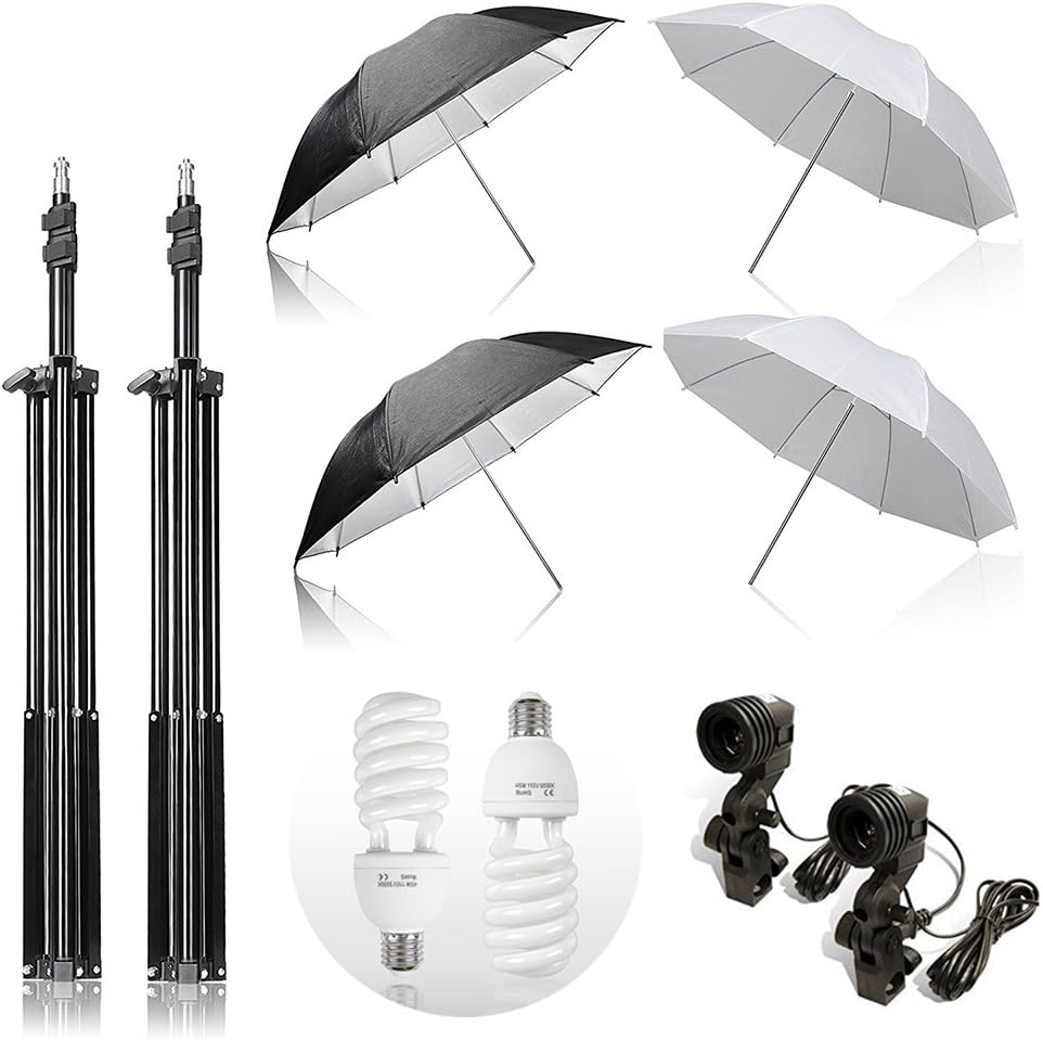400W 5500K Photography Umbrella Lighting Kit B883