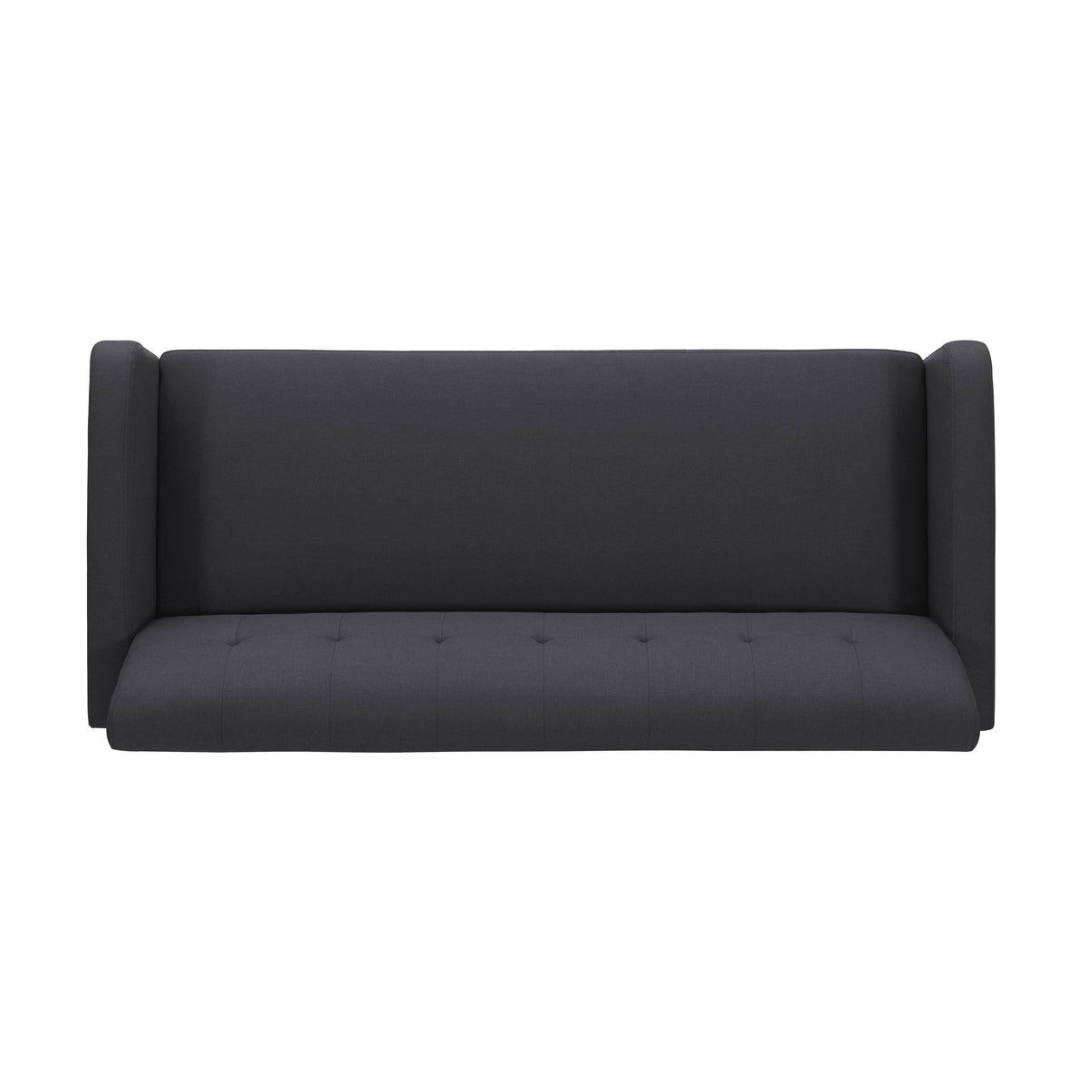 Charcoal Linen Armless Sofa E557