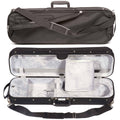 4 Violin Case with Gray Velour Interior Z810