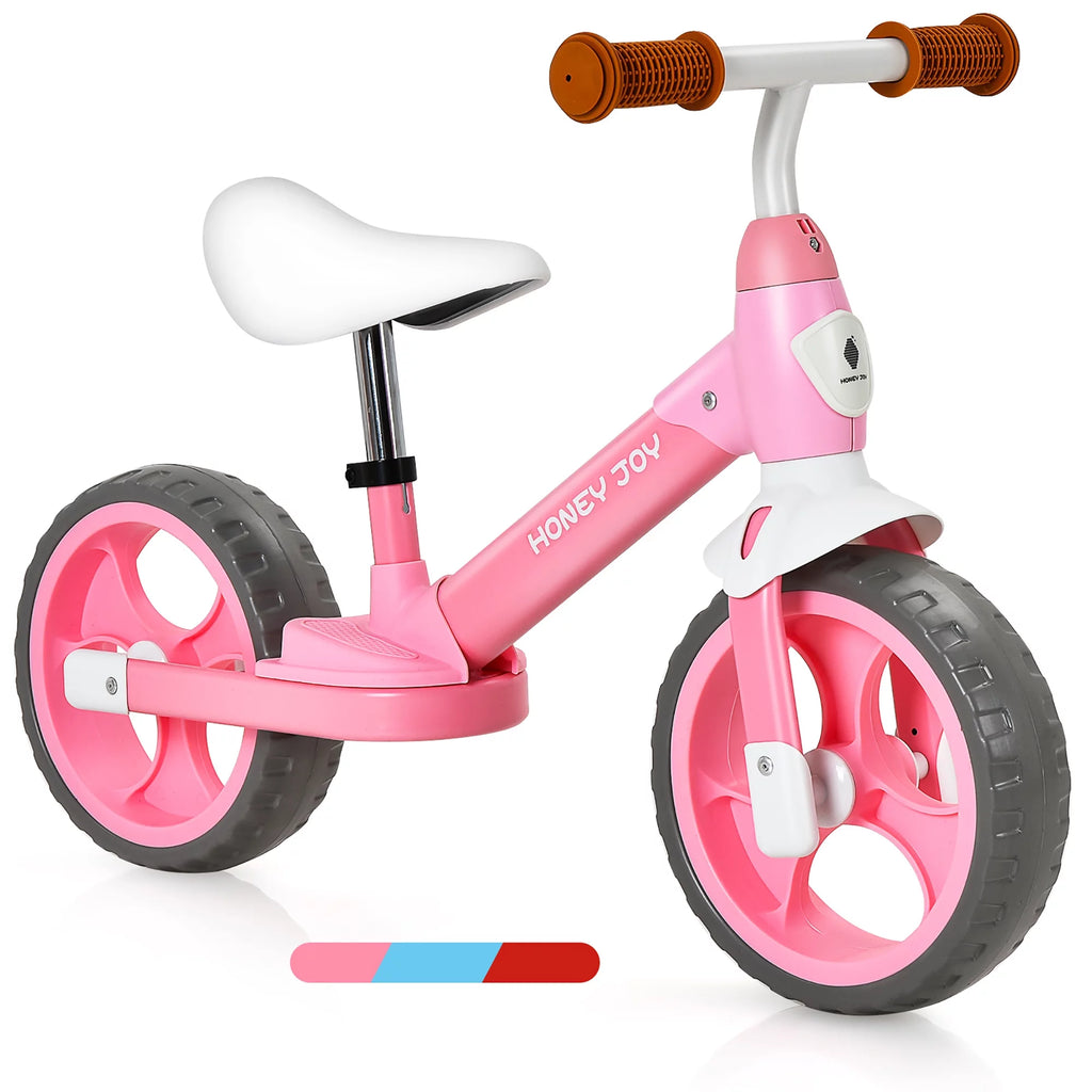 Kids Balance Bike Toddler Training Bicycle Red E302