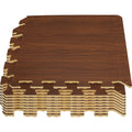 Wood Grain Interlocking Foam Floor Mats 12 x 12 Tiles V96096