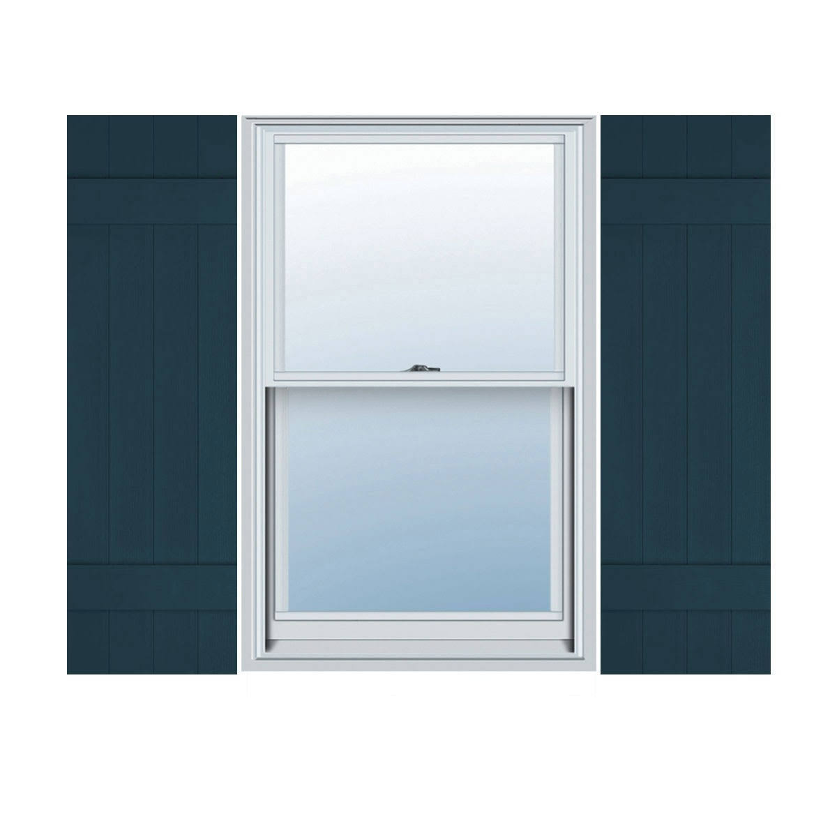 14x22W x 31x22H Vinyl Board-n-Batten Shutters P124