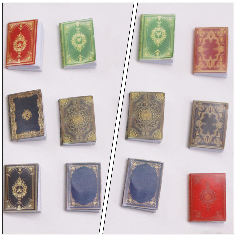 9pcs Doll House Mini Books Toys W194024