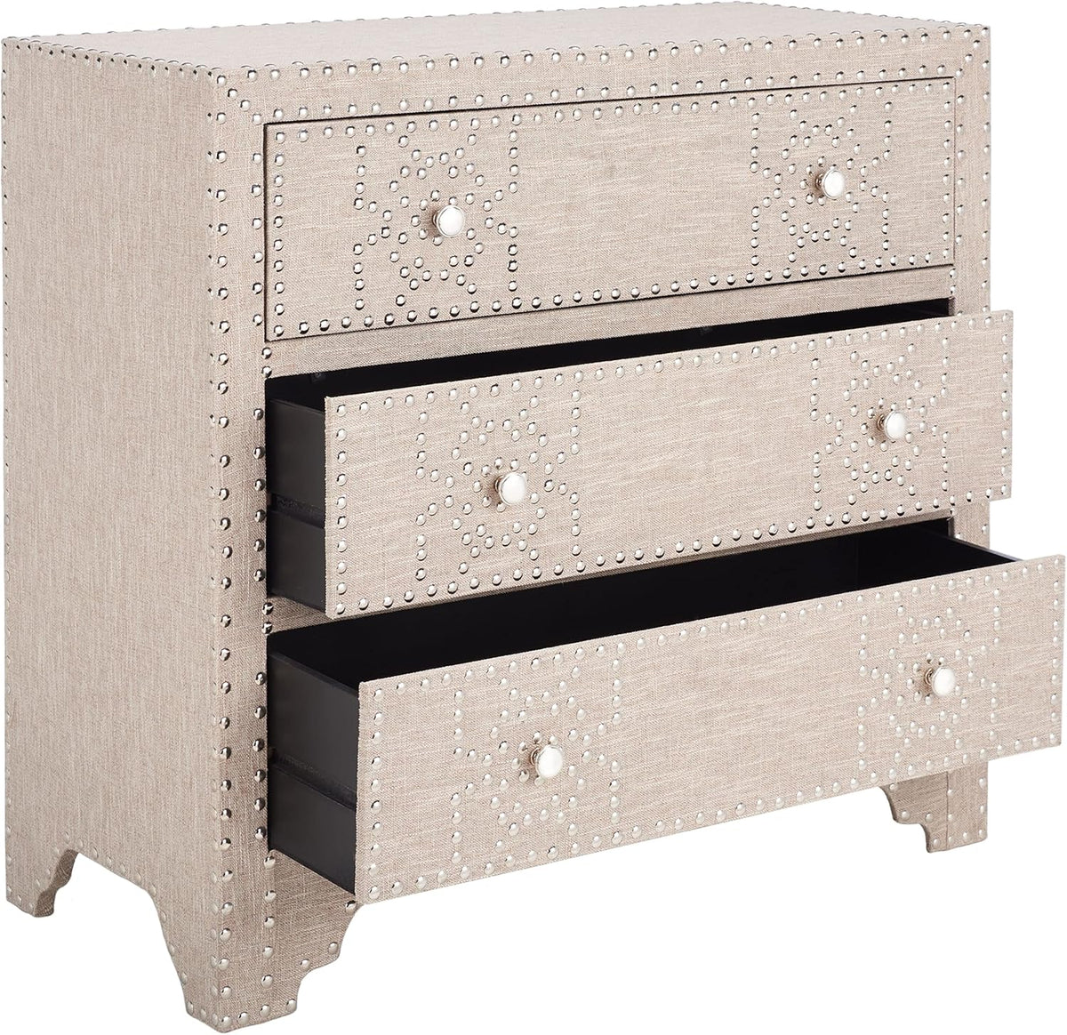 Grey 3 Drawer Chest R564256