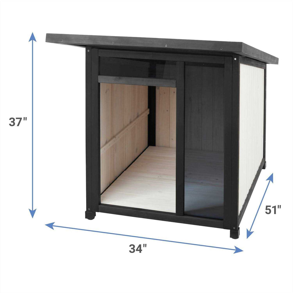 Modern Wooden Outdoor Dog House P55920