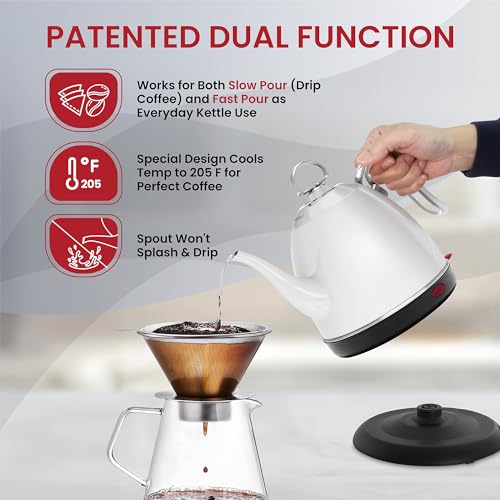 32 oz Red Electric Kettle N263