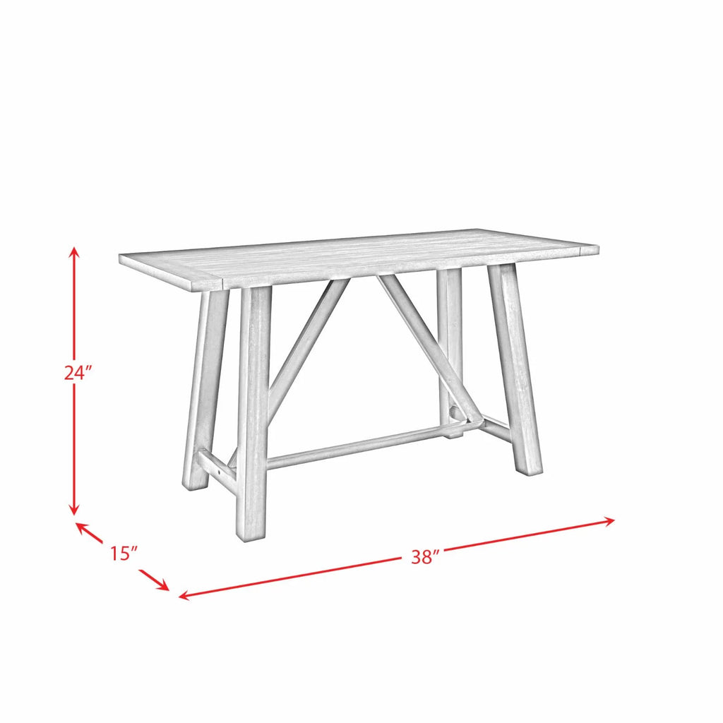 6PC Counter Height Cherry Dining Set with Table, 4 Side Chairs and Bench M4844
