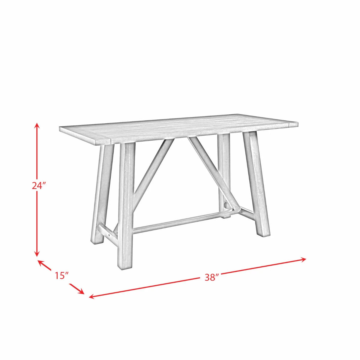 6PC Counter Height Cherry Dining Set with Table, 4 Side Chairs and Bench M4844