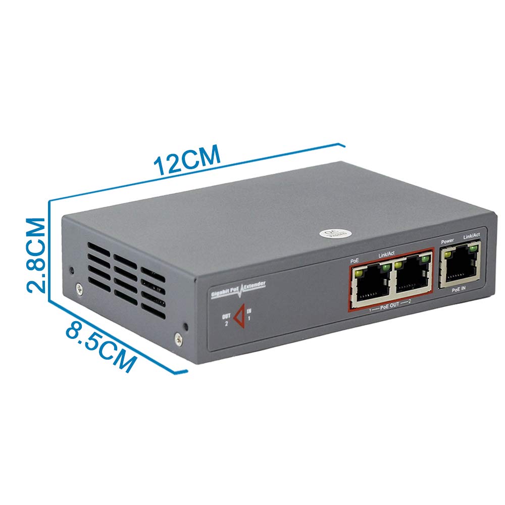 2 Port Gigabit PoE Extender P78943