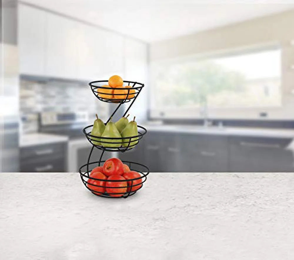 Black 3-Tier Bowls X68297