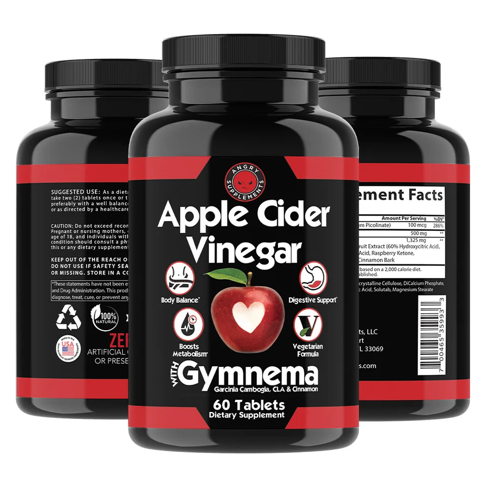 Apple Cider Vinegar Garcinia Pills 60 Tablets H2196