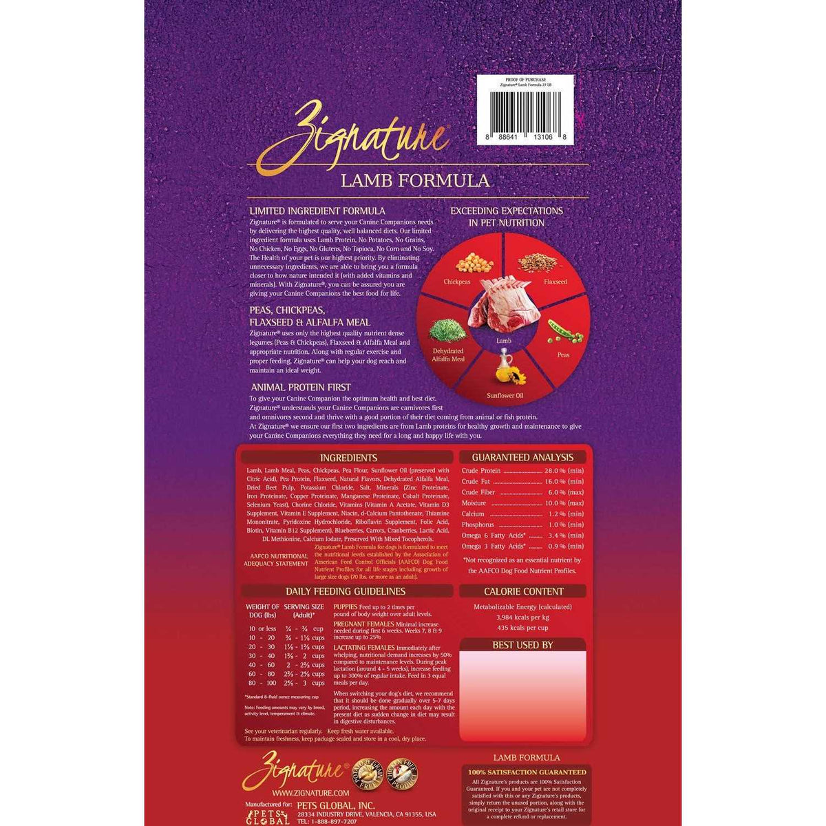 Lamb Limited Ingredient Formula Dry Dog Food W229254