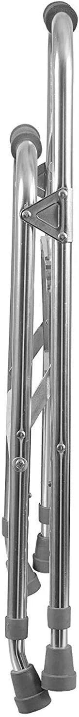 Silver Aluminum Folding Walker L6394