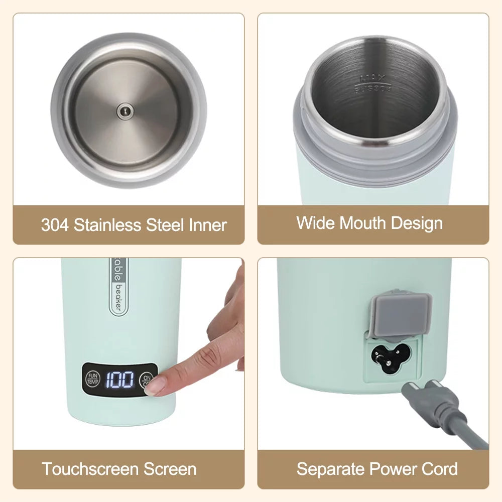 Portable Electric Kettle 350ml Stainless Steel B3630