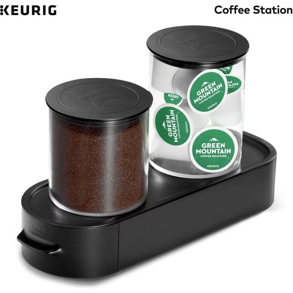 Black Ground Coffee & K-Cup Pod Storage Unit G6983