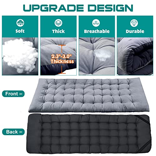 Folding Camping Cot with Mattress and Carry Bag T887854