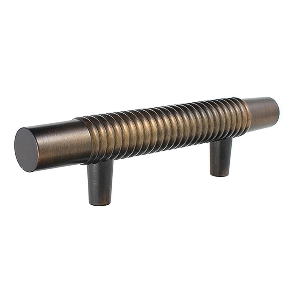 Stacked Cabinet Pull Satin Nickel 12 in D38945
