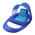 Blue Pool Lounge Chair with Sun Canopy A540960