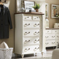 Antique White 6 Drawer Dresser R2062