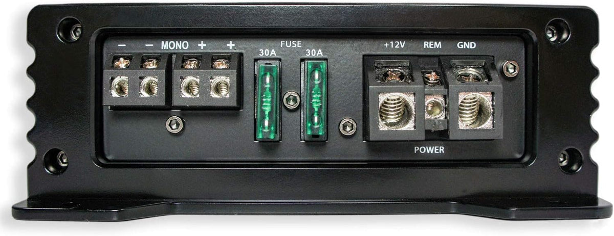 Single 12 Vented Port Sub Box & Car Stereo Amplifier H694782
